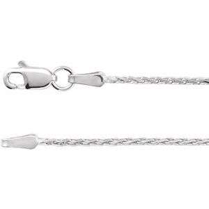 Sterling Silver 1.5 Mm Diamond-Cut Wheat 24" Chain