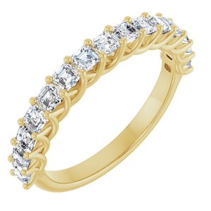 14K Yellow 1 1/8 Ctw Natural Diamond Anniversary Band