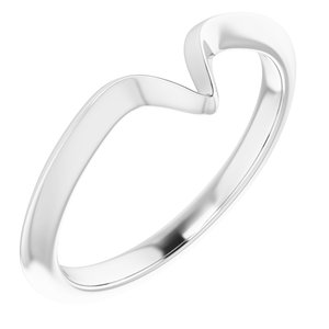 14K White Matching Band
