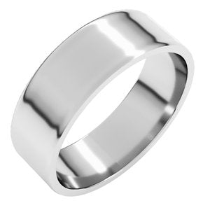 Sterling Silver 6 Mm Ultra-Lightweight Flat Band Size 4