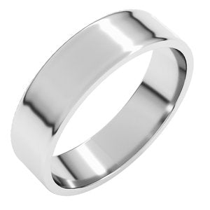 Sterling Silver 5 Mm Ultra-Lightweight Flat Band Size 7.5