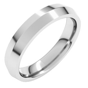 Sterling Silver 4 Mm Comfort-Fit Knife Band Size 11
