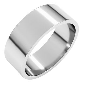 Platinum 7 Mm Flat Band Size 7