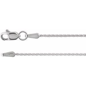 Sterling Silver 1.05 Mm Diamond-Cut Wheat 20" Chain
