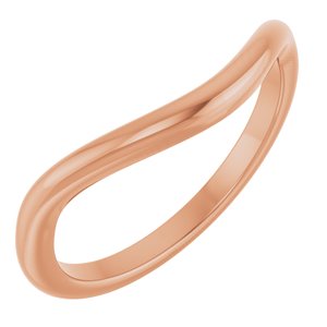 14K Rose 1.9 Mm Contour Band