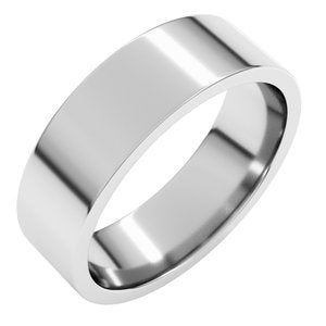 Sterling Silver 6 Mm Lightweight Comfort-Fit Flat Band Size 9