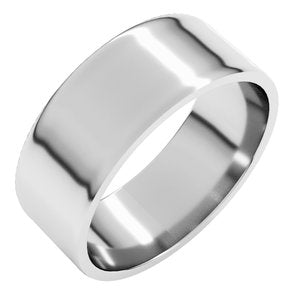 Platinum 7 Mm Ultra-Lightweight Flat Band Size 8.5